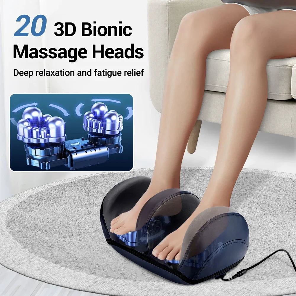 Intelligent Foot Massage Electric Calf Massage Device Kneading Massage Hot Compress Deep Relaxation Relieve Fatigue Foot Spa